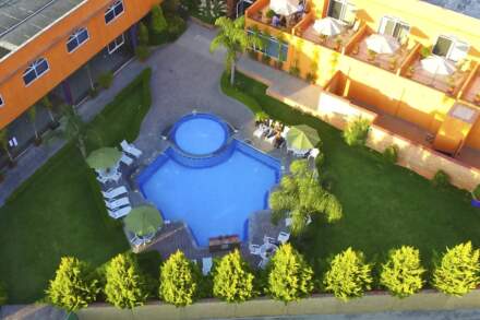 Hotel Quinto Sol, junto al yacimiento