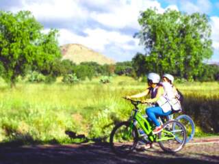 Visita guiada en bicicleta por Teotihuacán